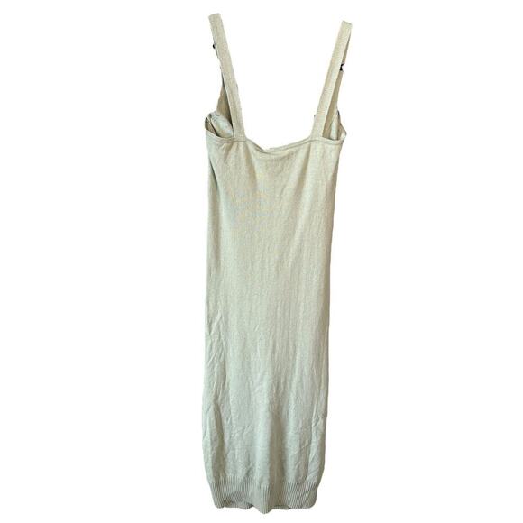 Jonathan Simkhai Ezra Midi Dress Lichen Size M NWT - Picture 7 of 9